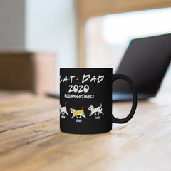 Personalized Mug - Cat Dad 2020 Quarantined