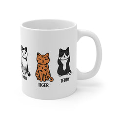 Personalized Mug - Real Men Love Cats Father's Day