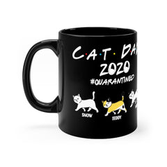 Personalized Mug - Cat Dad 2020 Quarantined