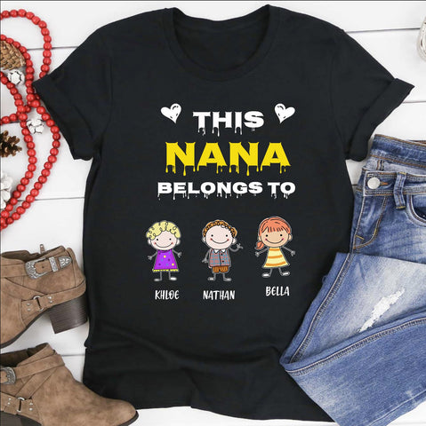 This Nana Belongs to Personalized T-shirt